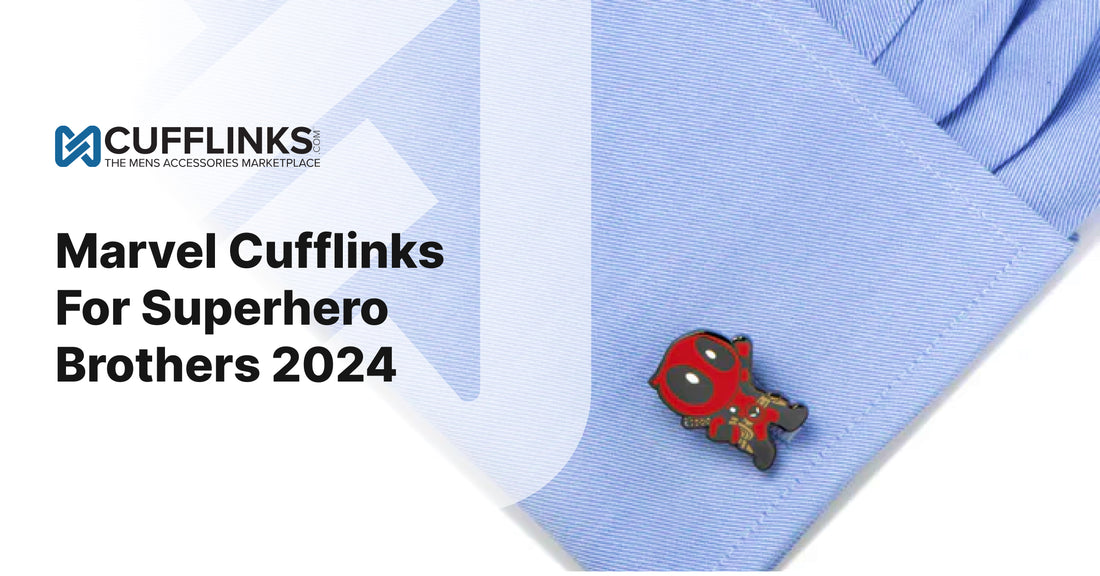 Marvel cufflinks For Superhero Brothers 2024