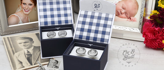 THE PERFECT SENTIMENTAL GIFT: NEW CUSTOM PHOTO ENGRAVED CUFFLINKS