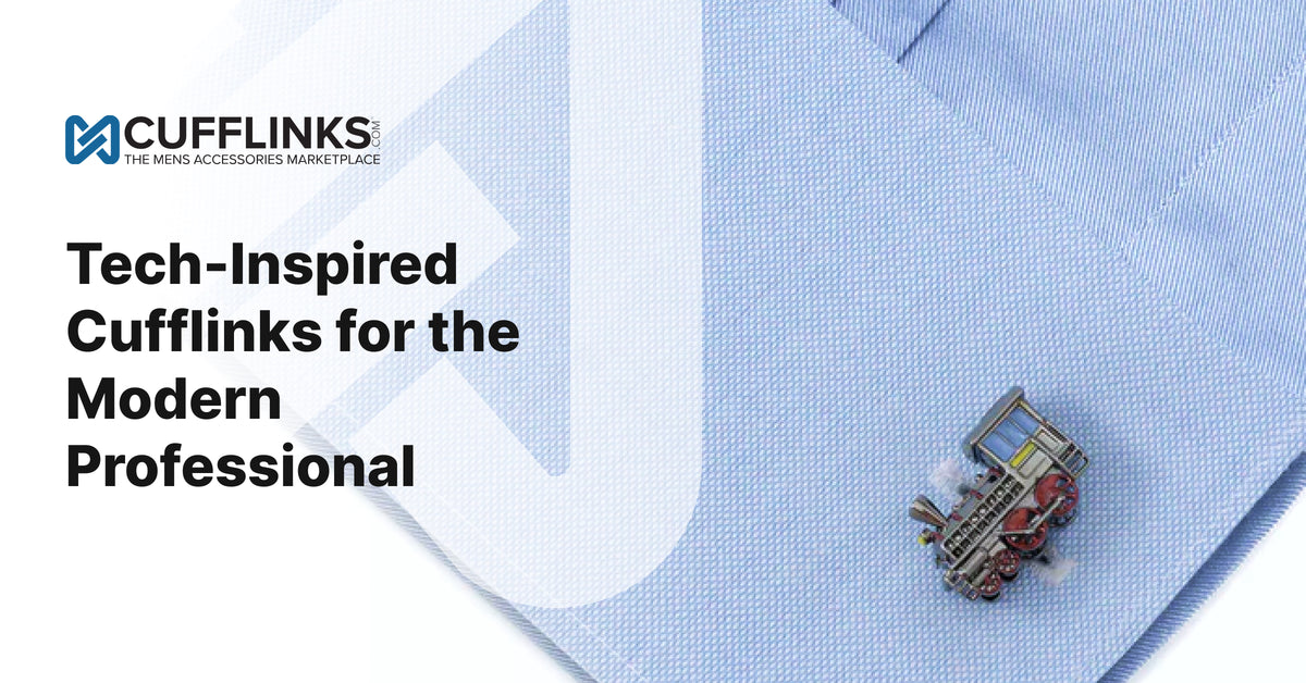 Tech Cufflinks Tech-Inspired Cufflinks for the Modern Professional