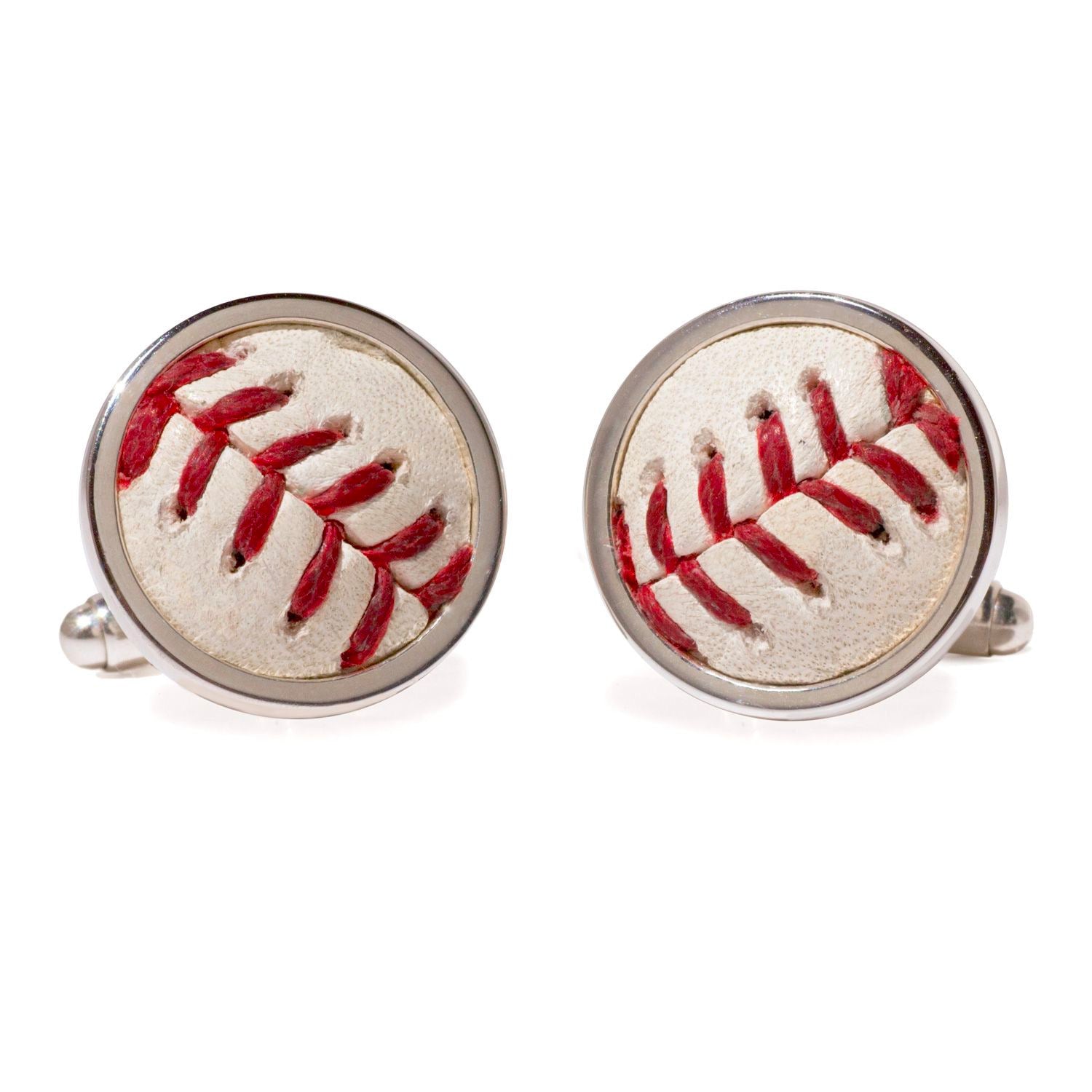 Miami Marlins Game Used Baseball Cufflinks Image 2