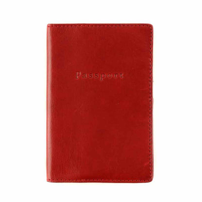 Passport Wallet in Cherry Image 1