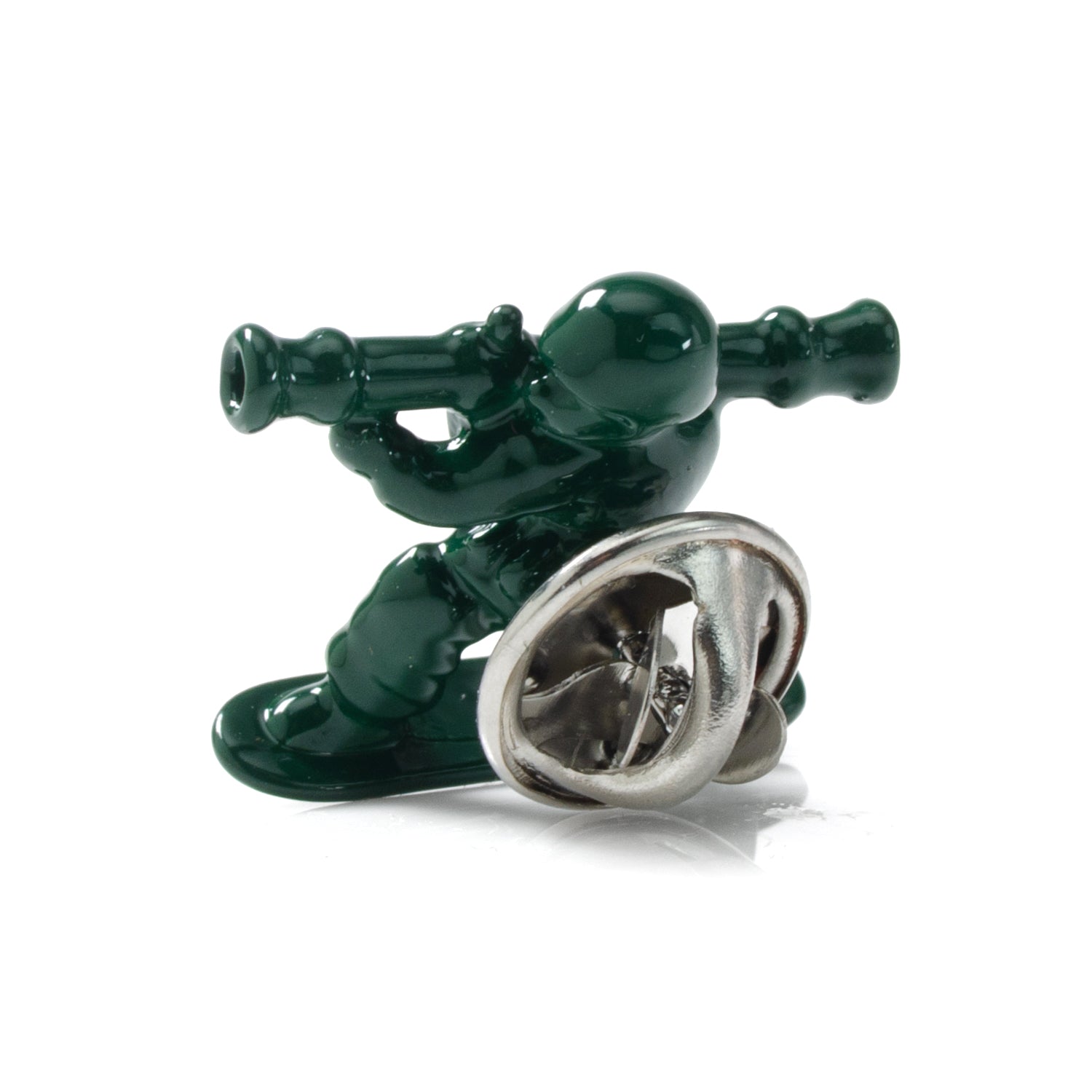 Green Army Man Lapel Pin