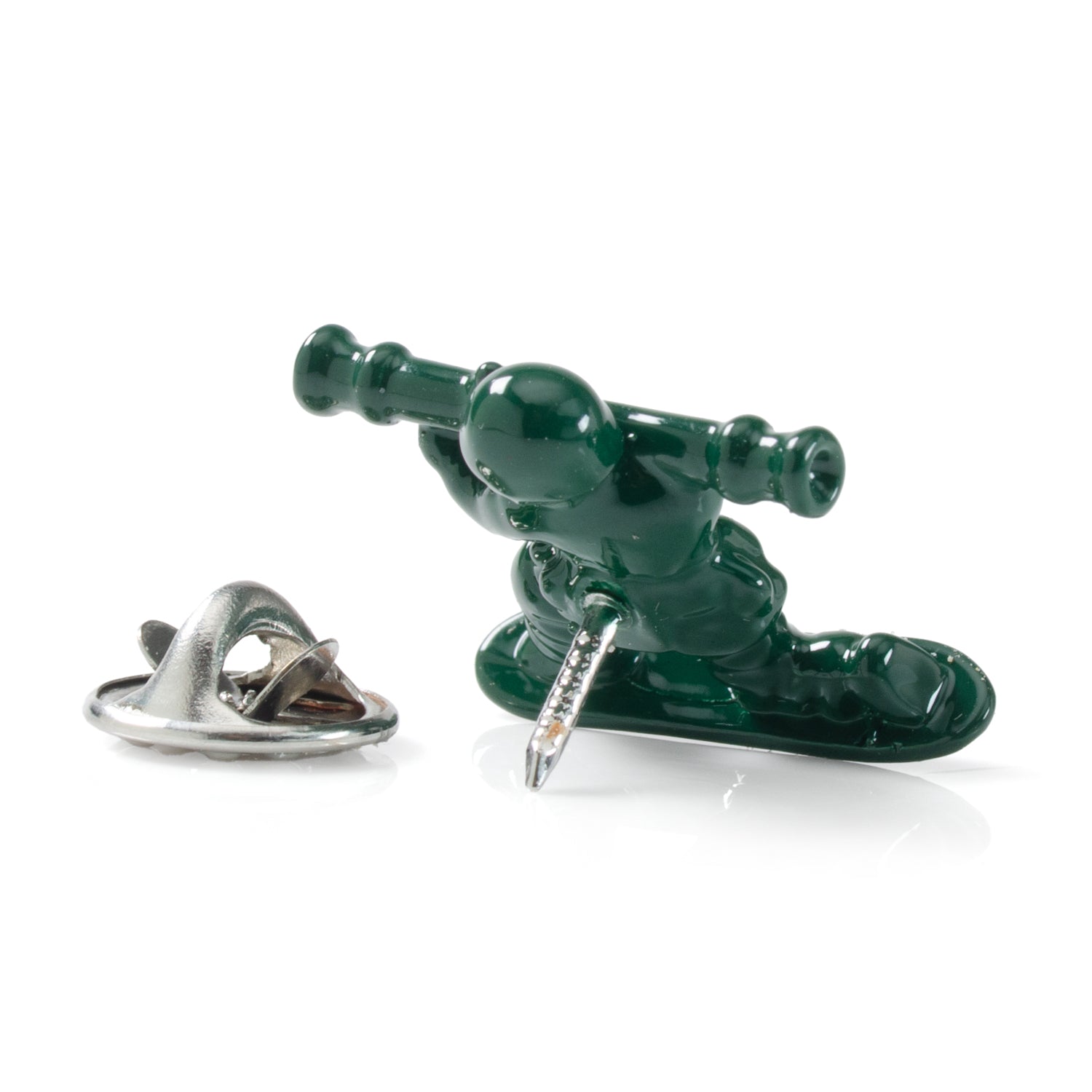 Green Army Man Lapel Pin