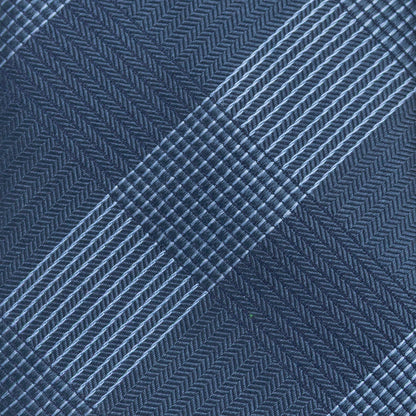 Best Dad Plaid Dark Blue Men's Tie Image 7