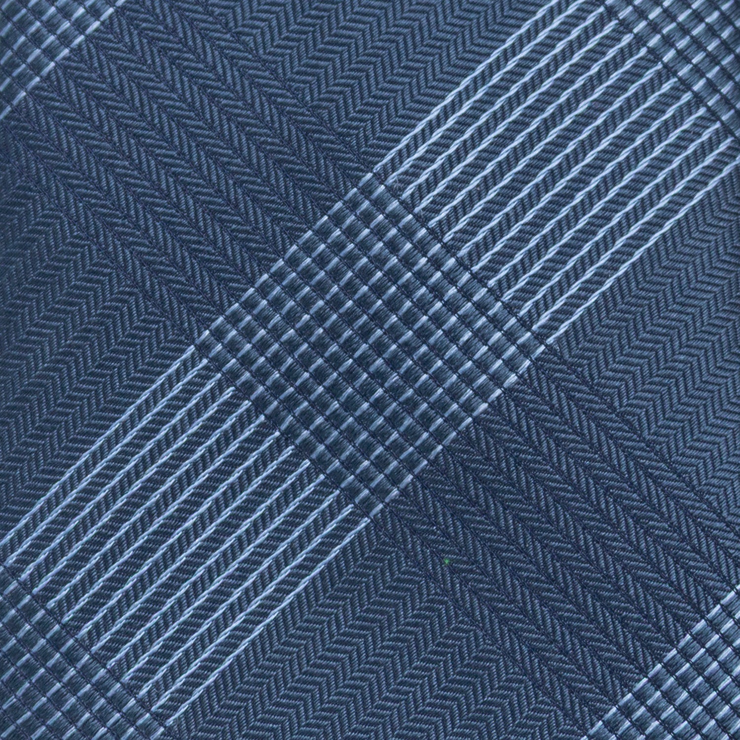 Best Dad Plaid Dark Blue Men's Tie Image 7