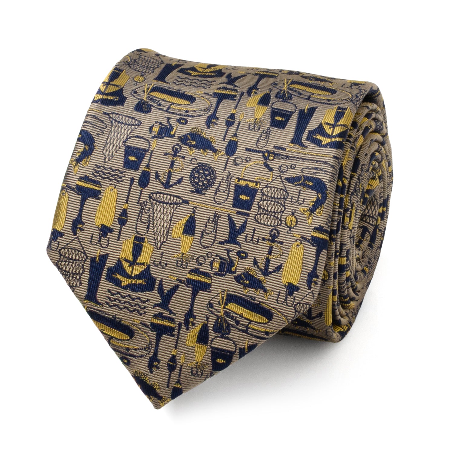 Fishermen Tan Men's Tie
