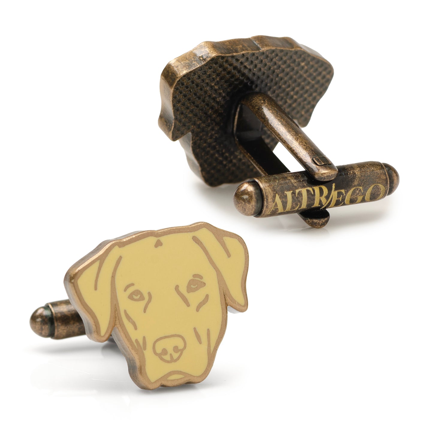 Yellow Labrador Cufflinks Image 3