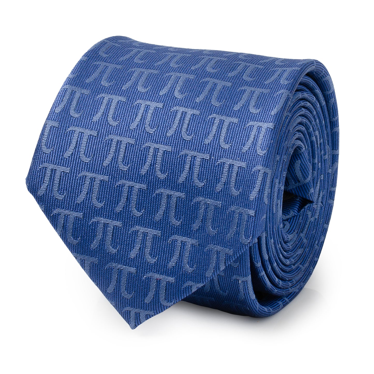 Pi Mathematics Symbol Blue Men's Tie Image 3