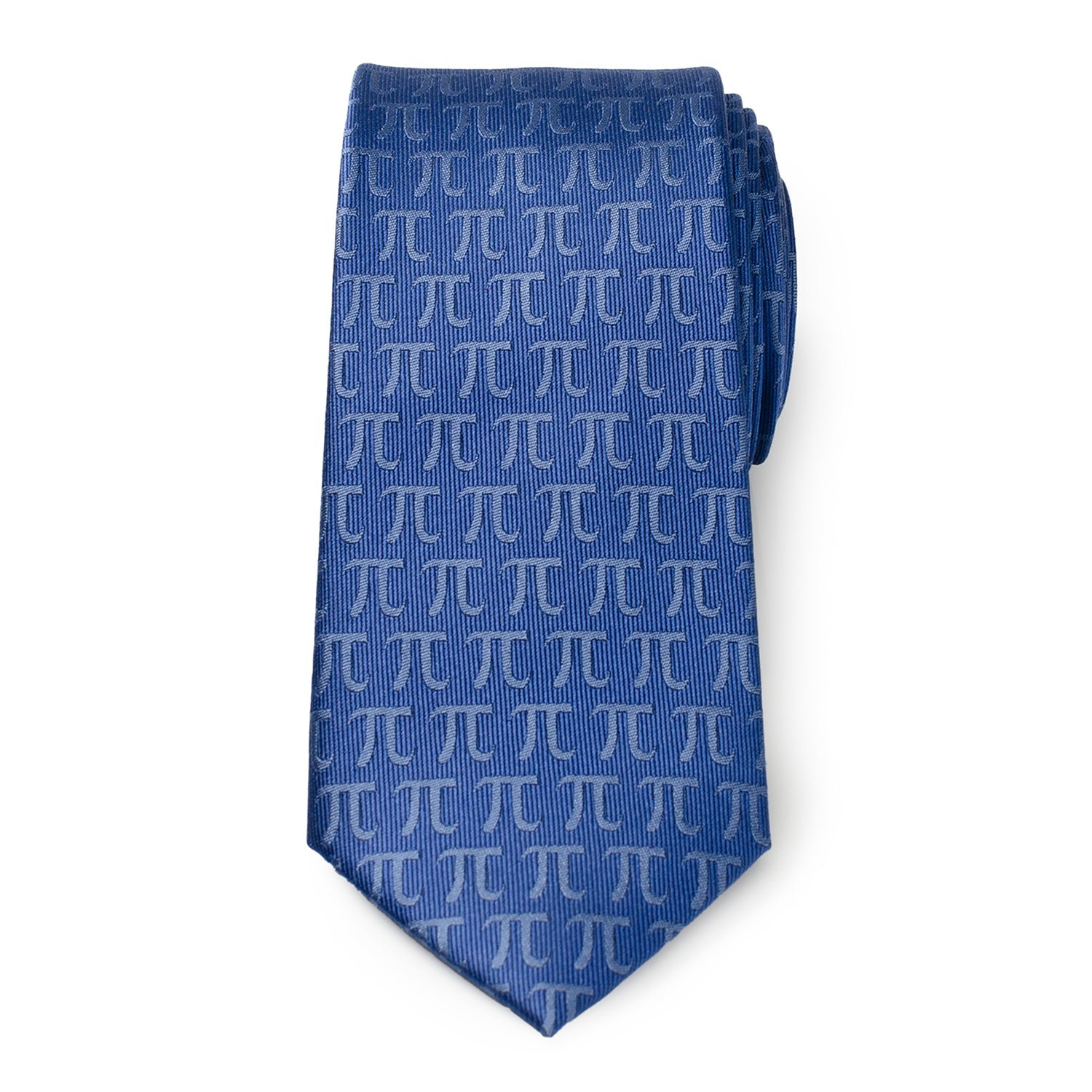 Pi Mathematics Symbol Blue Men's Tie Image 4