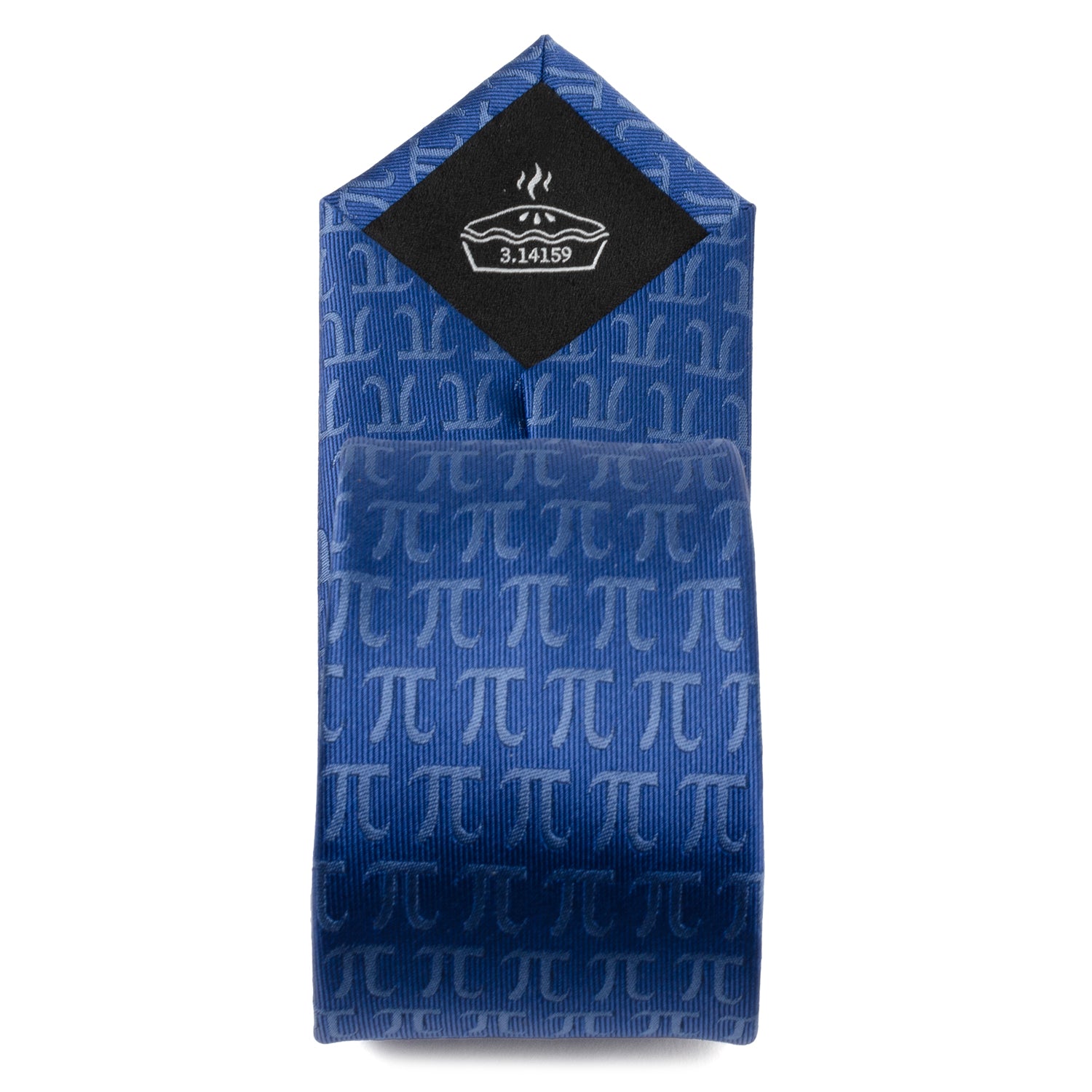 Pi Mathematics Symbol Blue Men's Tie Image 5