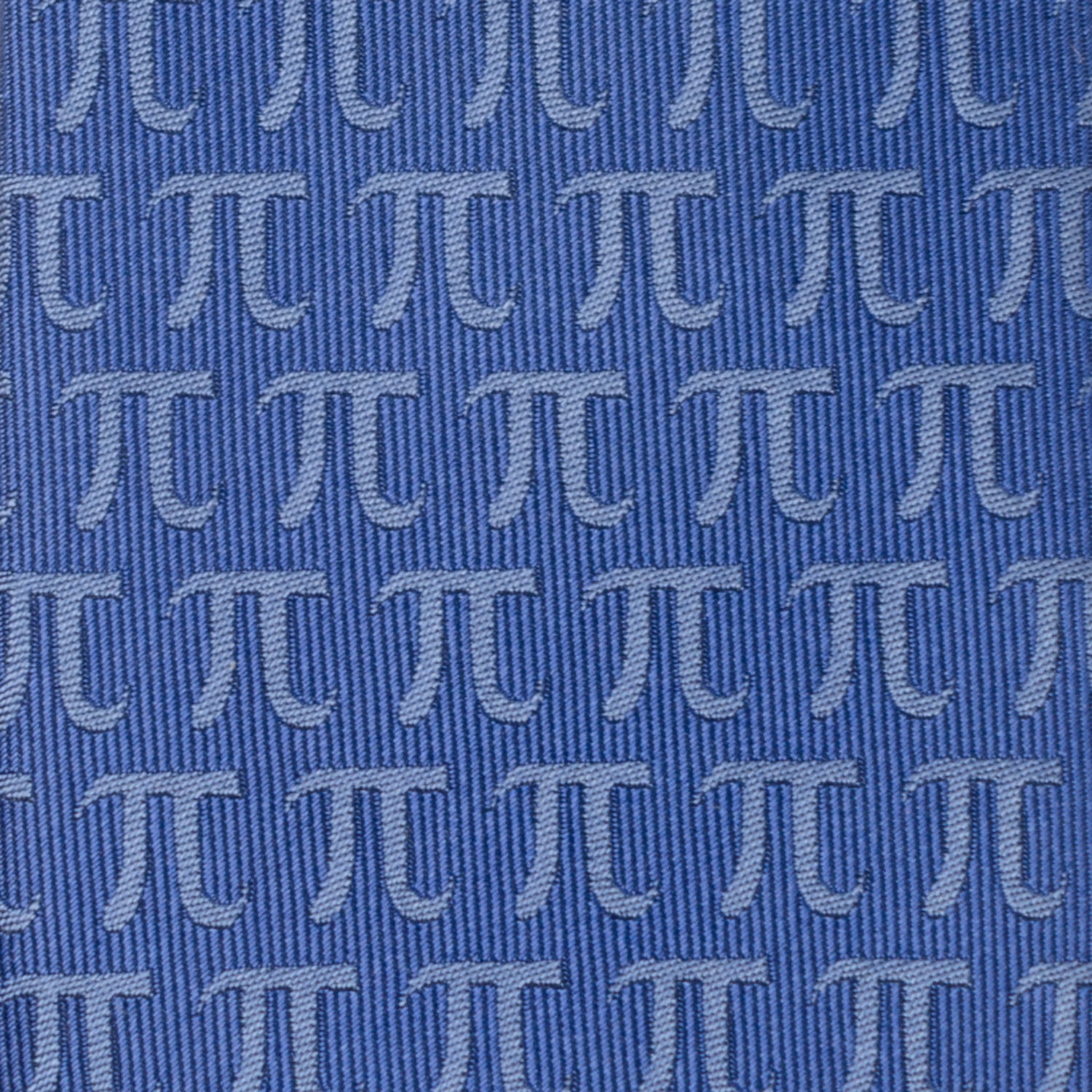 Pi Mathematics Symbol Blue Men's Tie Image 6