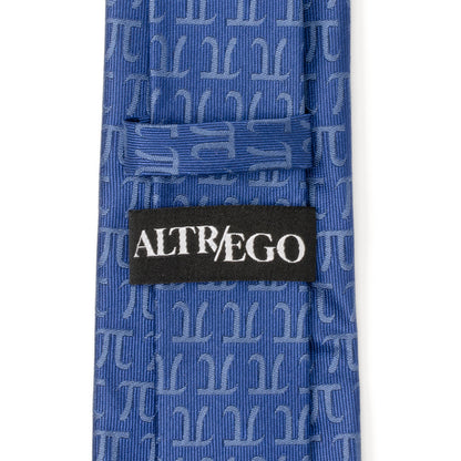 Pi Mathematics Symbol Blue Men's Tie Image 7