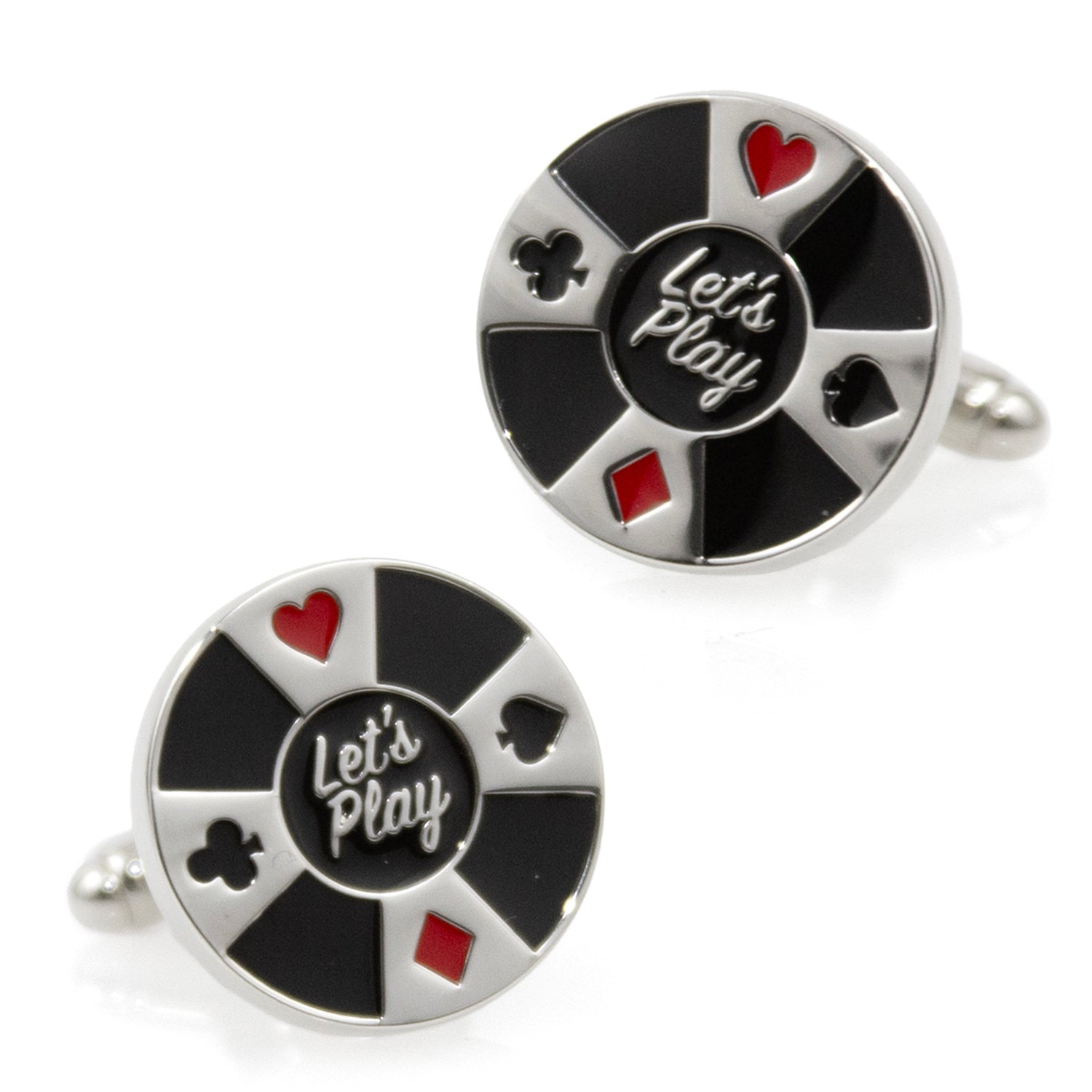 Poker Chip Cufflinks Image 1