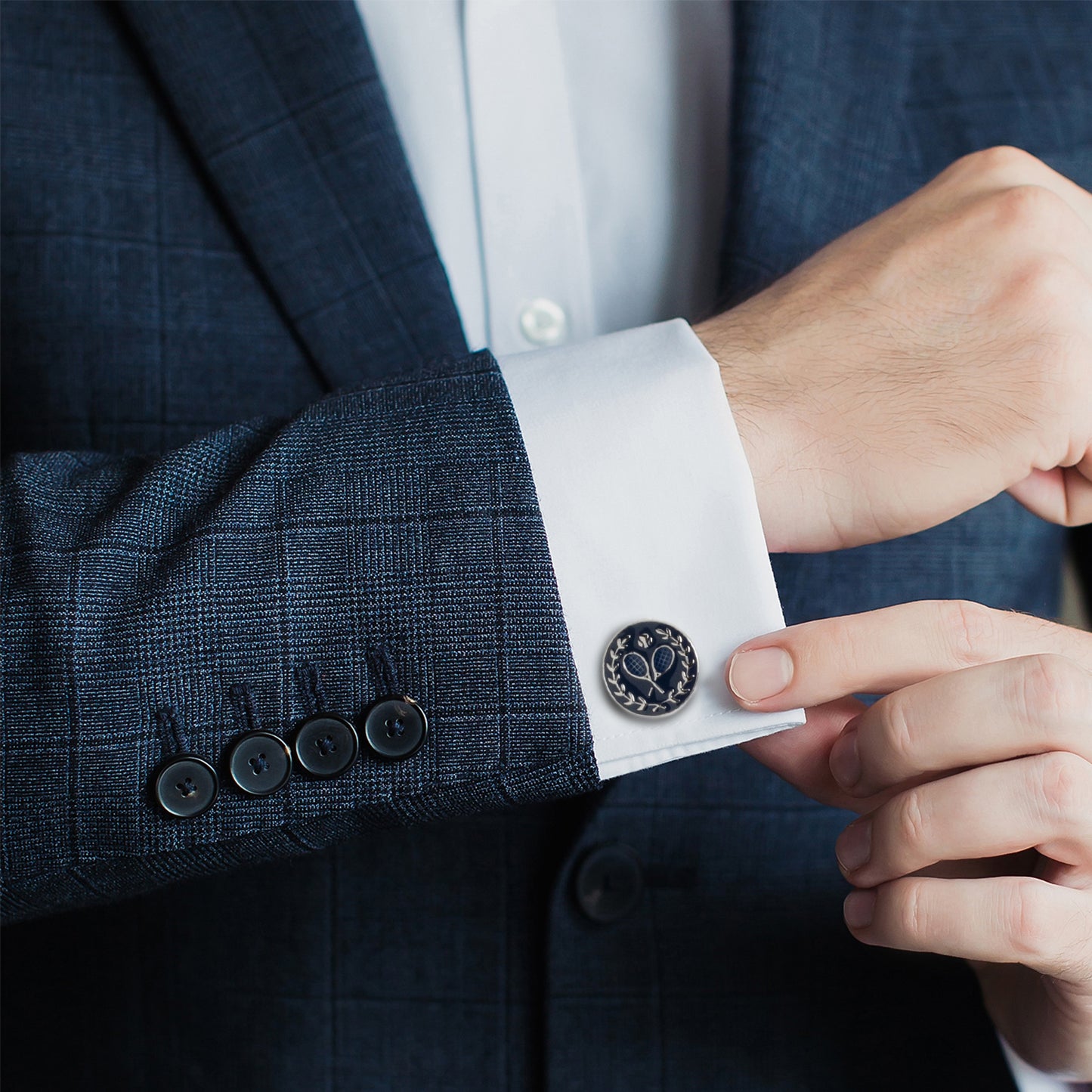 Tennis Enthusiast Cufflinks Image 2