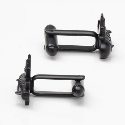 3D US Submarine Black Cufflinks Image 4