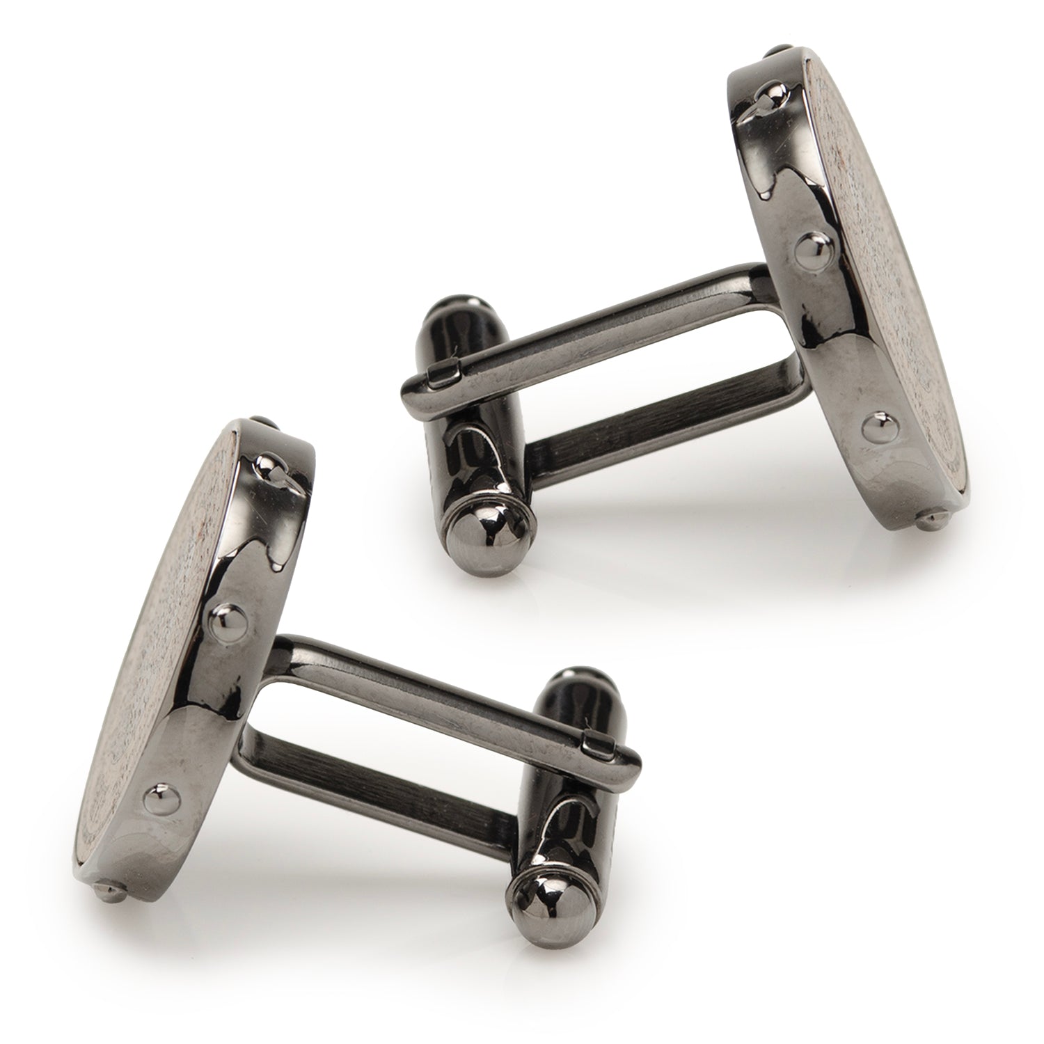Wine Barrel Metal Cufflinks Image 4