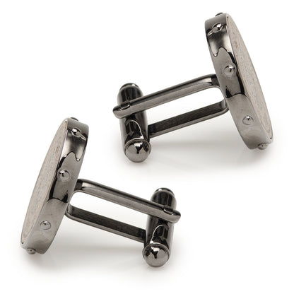 Wine Barrel Metal Cufflinks Image 4