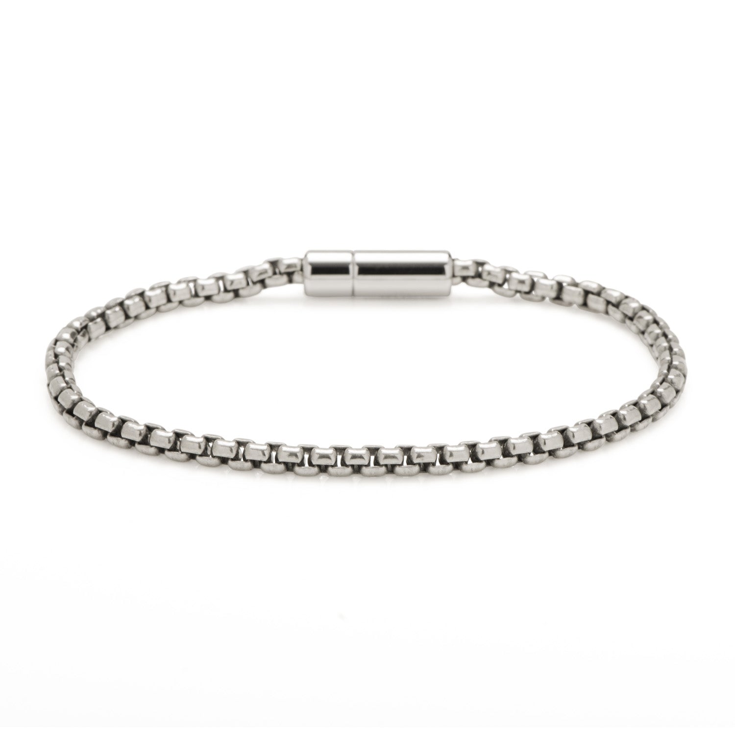 Sterling Silver Pop Sleek Bracelet (18cm) Image 1