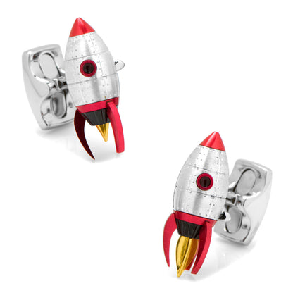 Moving Rocket Cufflinks Image 1