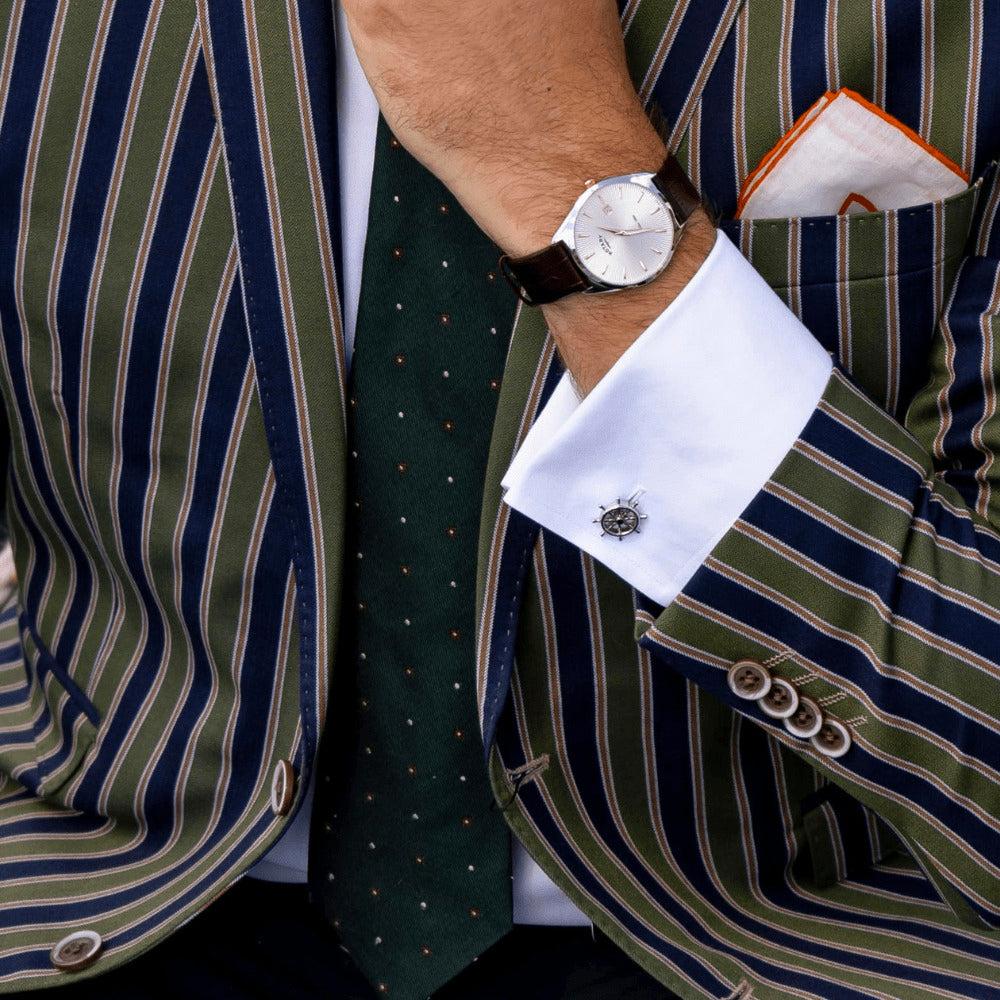 Ships Wheel Cufflinks Image 5