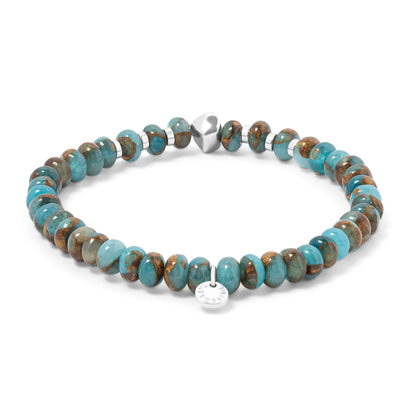 Nepal Nugget Beaded Bracelet With Blue Jasper Image 3