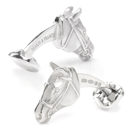 Sterling Horse Head Cufflinks Image 2