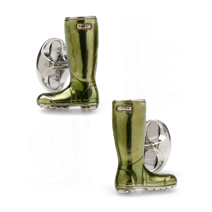 Sterling Silver Wellington Boot Cufflinks
 Image 1