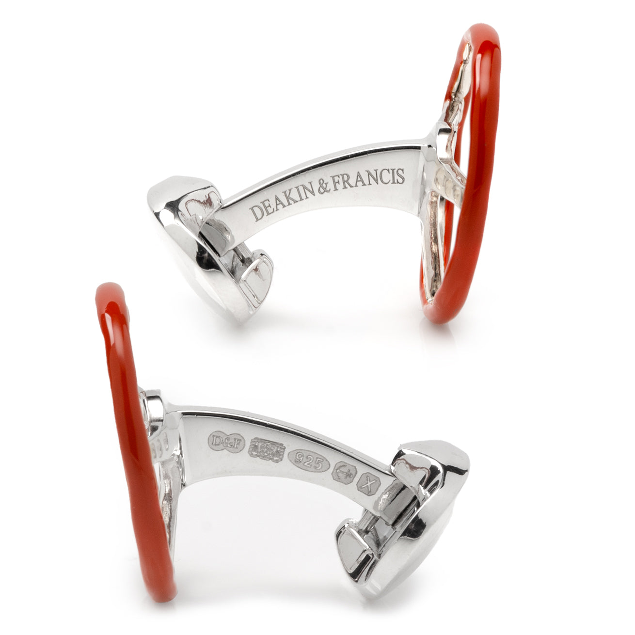 Sterling Silver Vintage Steering Wheel Cufflinks Image 3