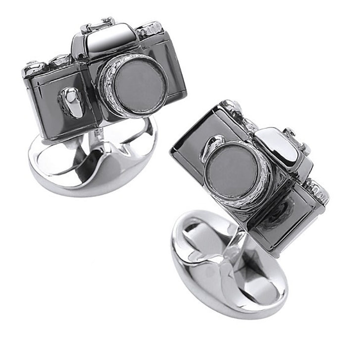 Sterling Silver Camera Cufflinks
 Image 1