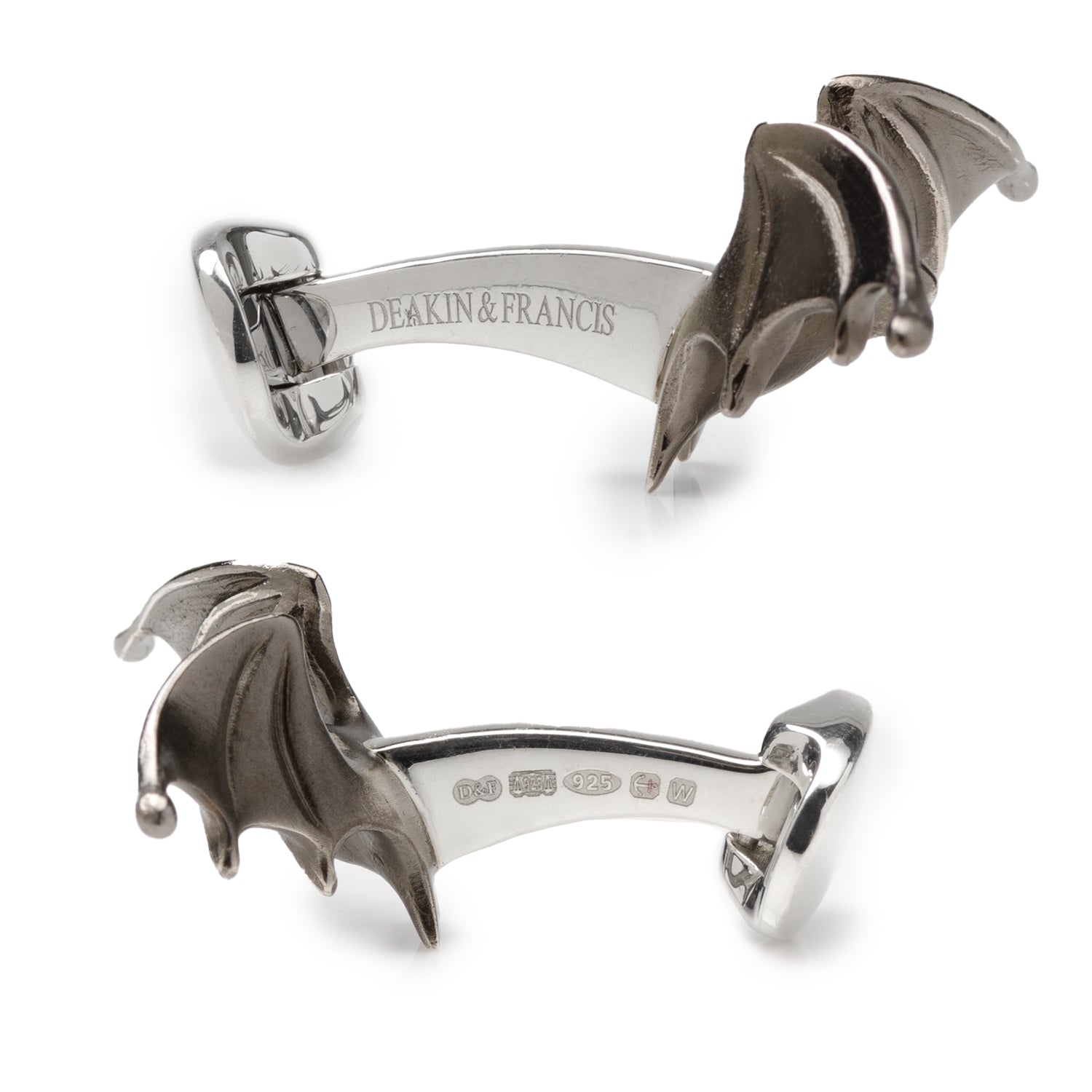 Sterling Silver ‘Creepy’ Bat Cufflinks Image 2