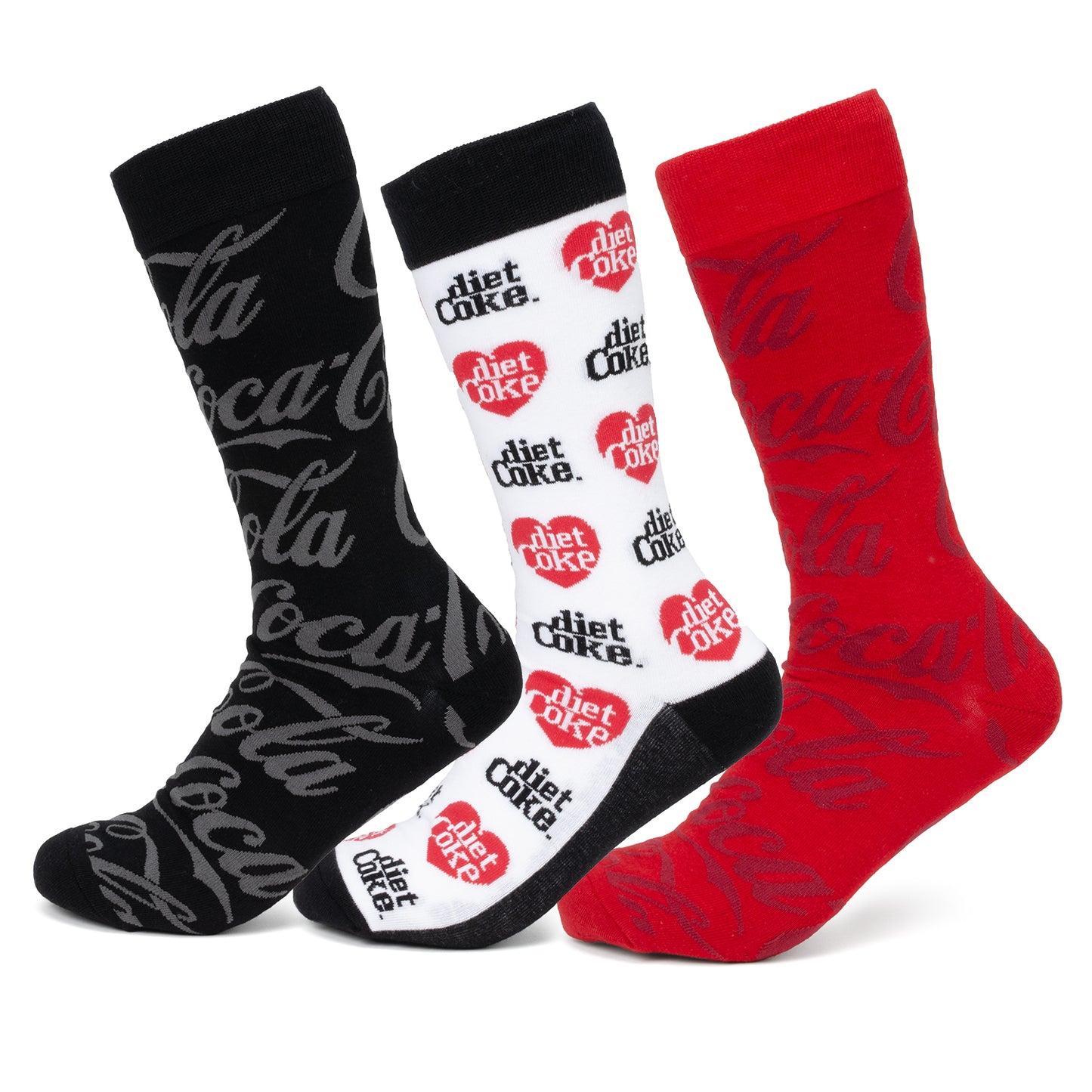 Coca-Cola 3 Pack Sock Set Image 1