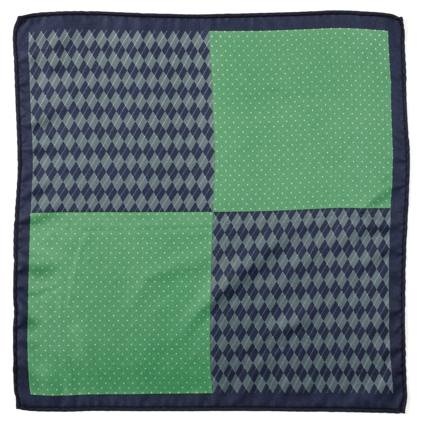 Argyle Dot Multi Pocket Square Image 4