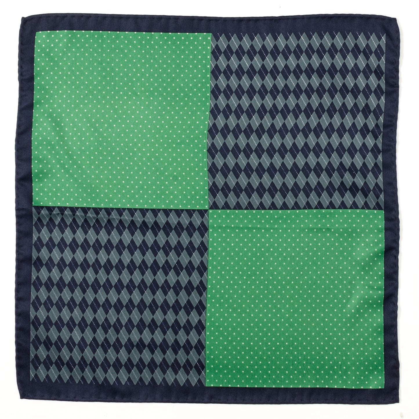 Argyle Dot Multi Pocket Square Image 1