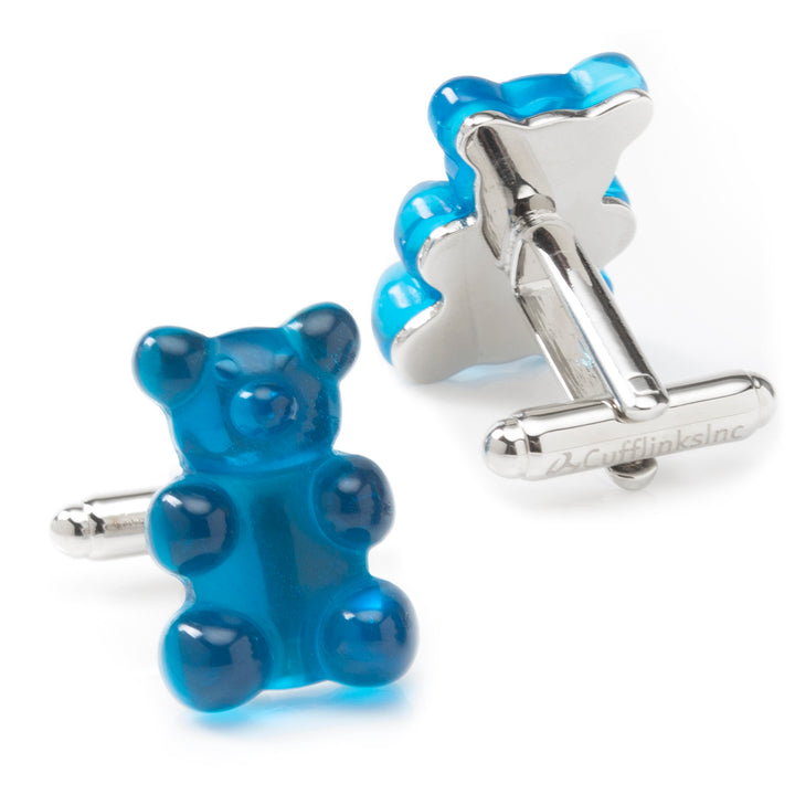 Blue Gummy Bear Cufflinks Image 2