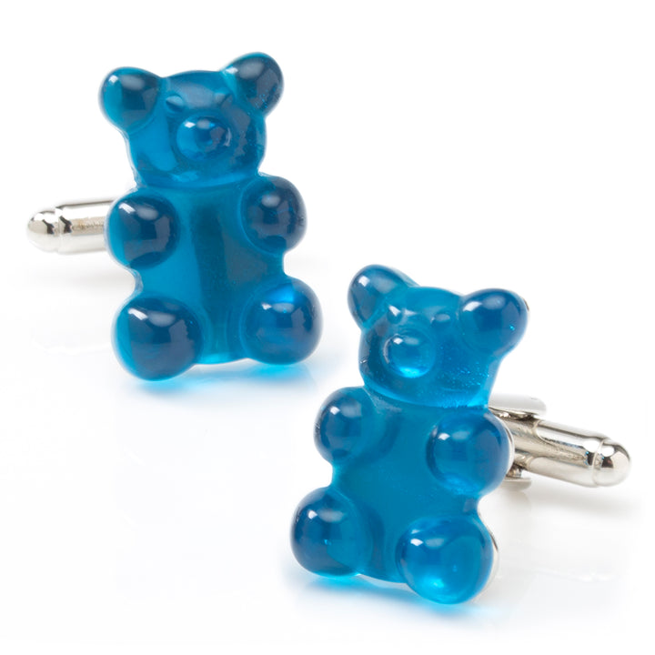 Blue Gummy Bear Cufflinks Image 1