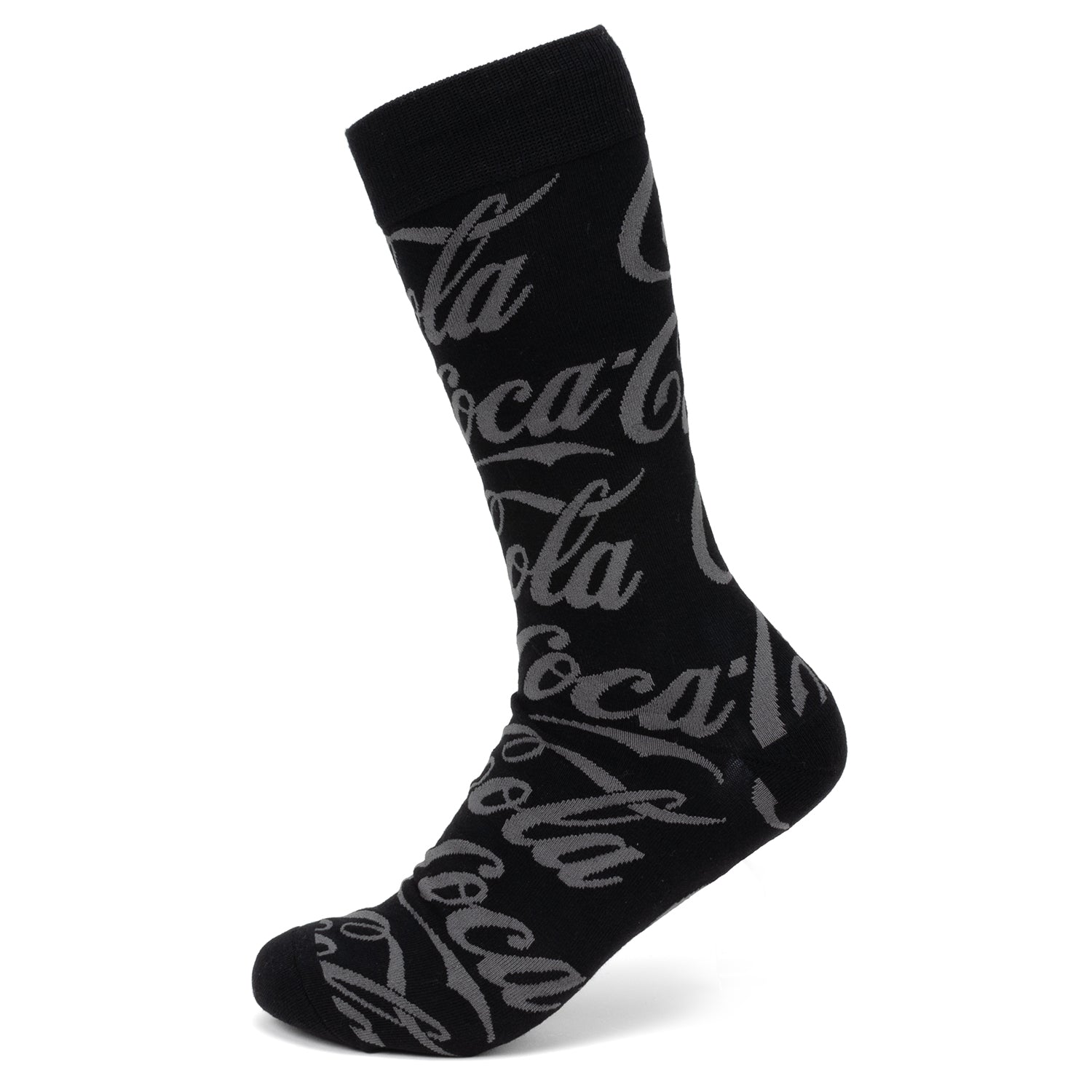 Coca-Cola Black Logo Dress Socks Image 1