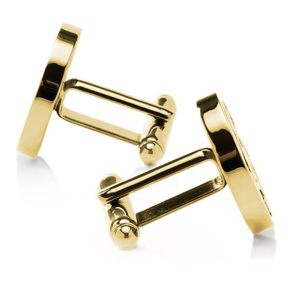 Cufflinks Inc - Crypto Bitcoin Debossed Cufflink Image 4