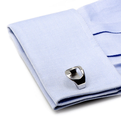 Stainless Steel Bottle Opener Cufflinks Image 3