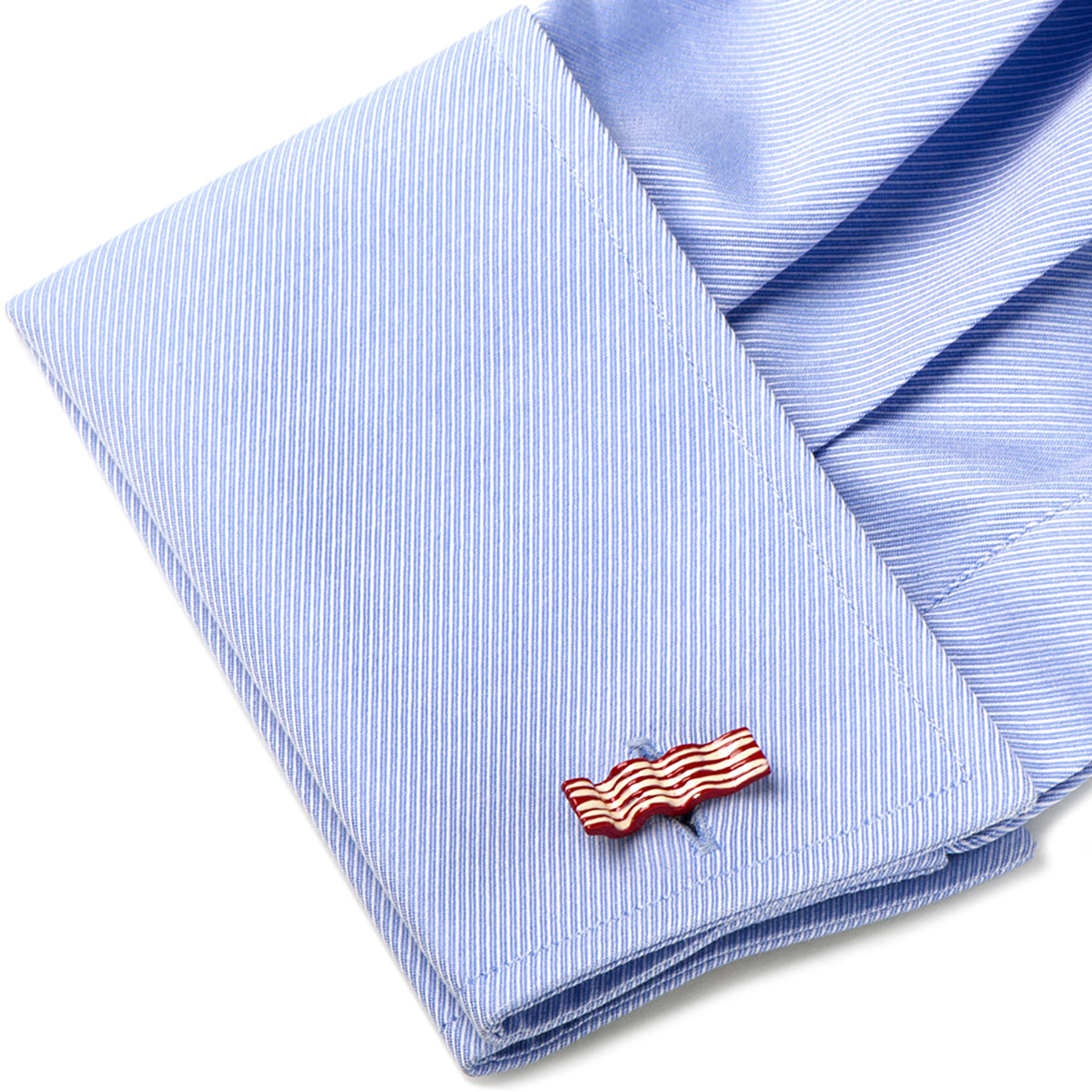 Bacon and Eggs Breakfast Cufflinks Image 3