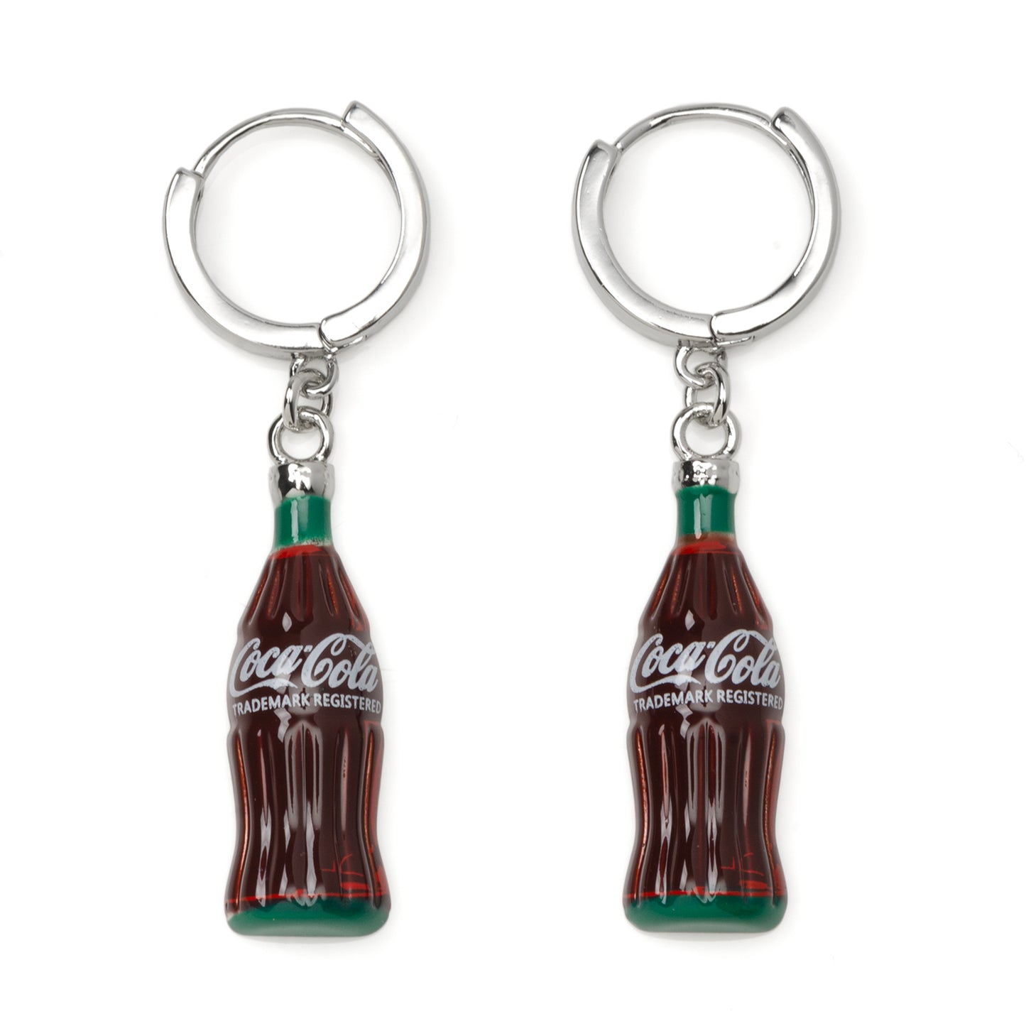 Coca-Cola Bottle Dangle Earrings Image 1