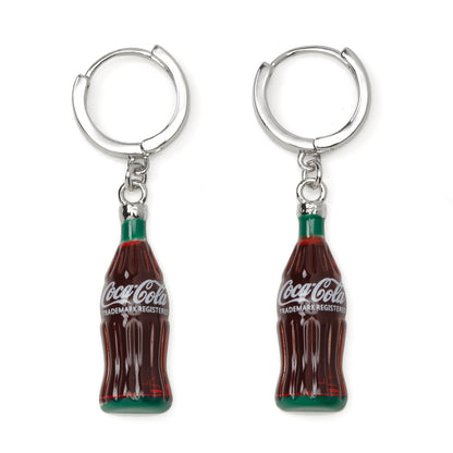 Coca-Cola Bottle Dangle Earrings Image 1