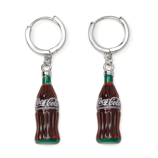 Coca-Cola Bottle Dangle Earrings Image 1