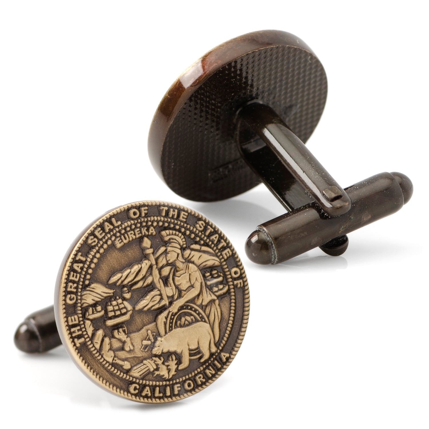 Cufflinks Inc - California Seal Embossed Cufflinks Image 2