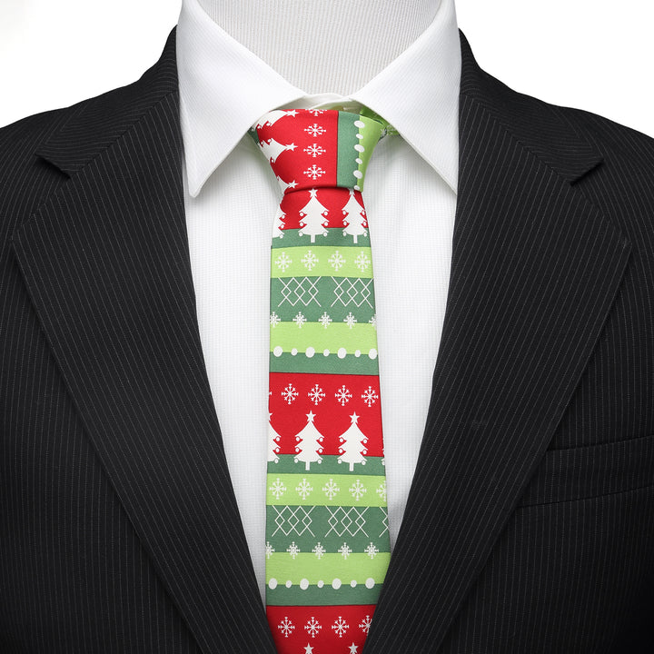 Christmas Tree Men's Tie Image 2