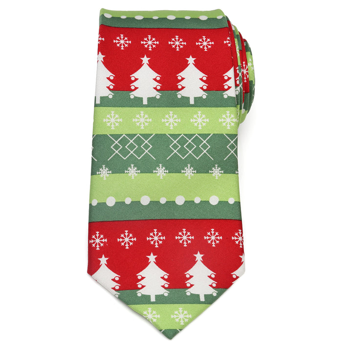 Christmas Tree Men's Tie Image 3
