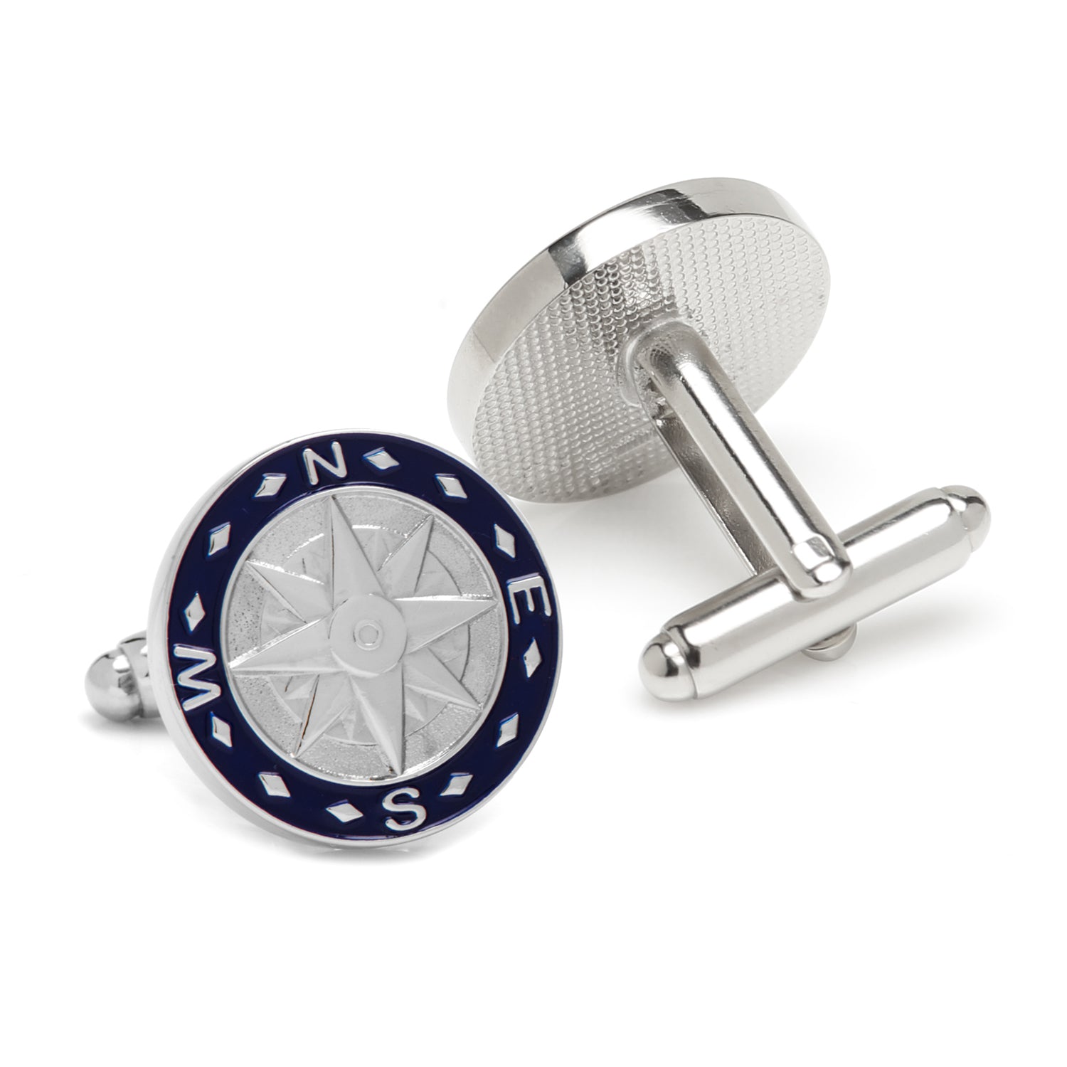 Blue Compass Cufflinks Image 2