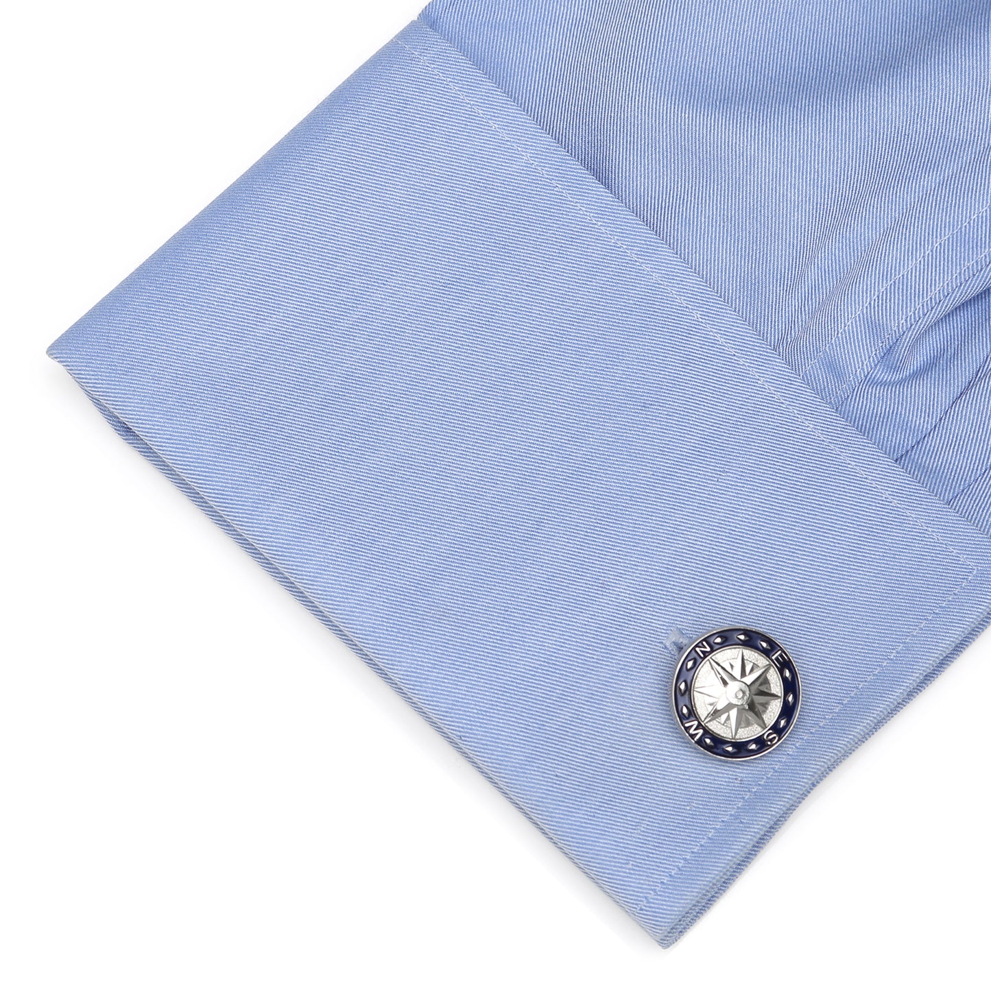 Blue Compass Cufflinks Image 3