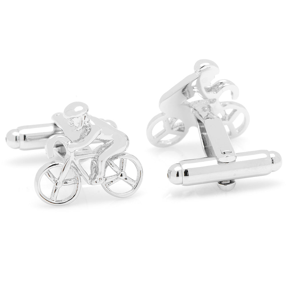 Cyclist Cufflinks Image 2