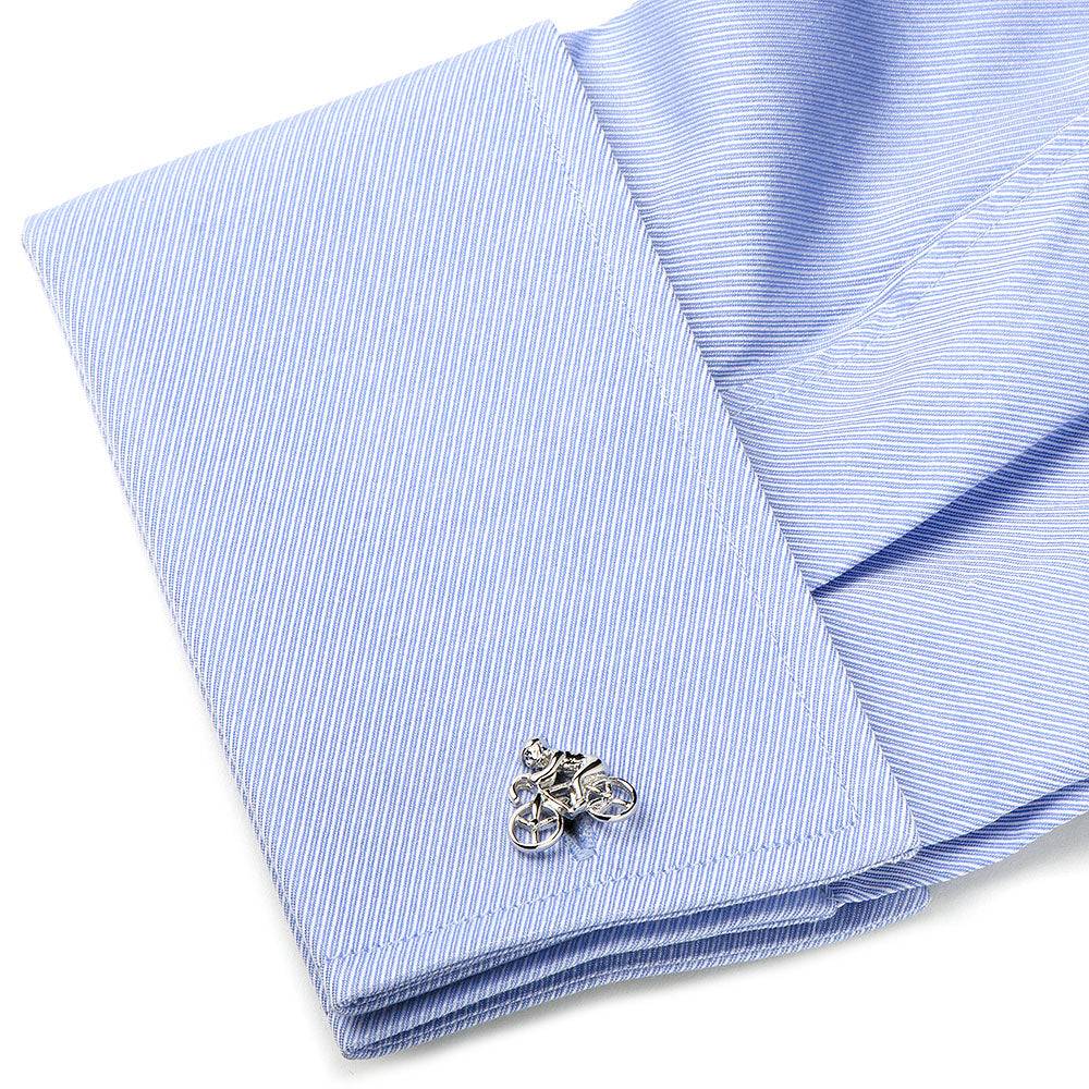 Cyclist Cufflinks Image 3