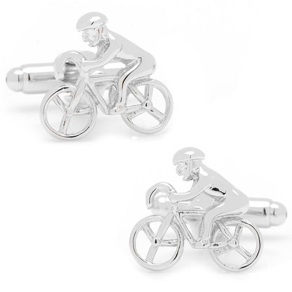 Cyclist Cufflinks Image 1